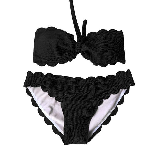 2017 Swimwear For Woman Sexy Bikini Set Swimwear Push-Up Padded Bra Swimsuit Beachwear bas de bikini