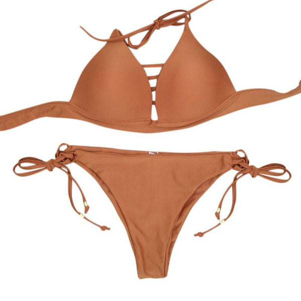 Summer Women Mini Bikni Monokini Push Up Bodywear Biquini Swimsuit Bathing Suit Beachwear Sexy Female Bikini Set 2018 New